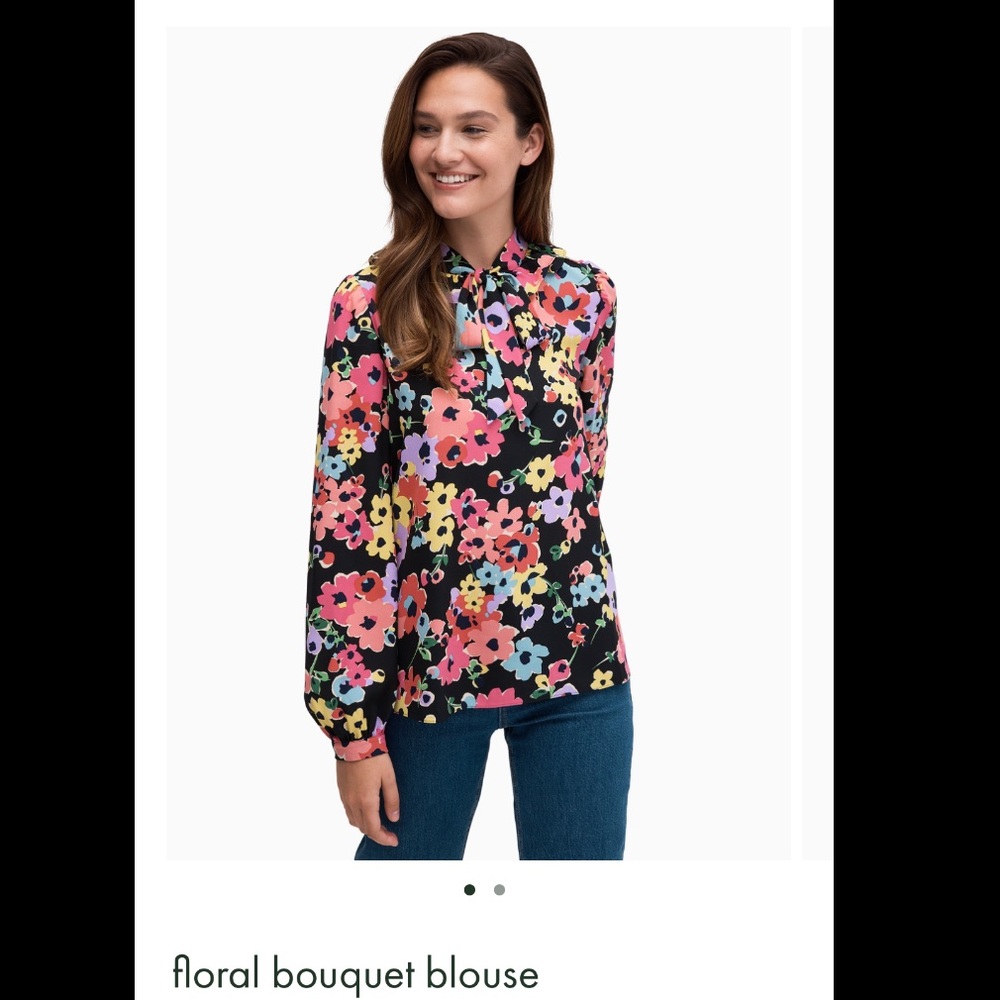 Floral bouquet blouse